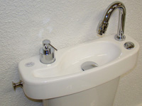 WiCi Concept Handwaschbeckenset auf bestehendes WC anpassbar - Sonderausgabe - 2 auf 2