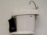 WiCi Concept Waschbecken für Gäste WC an WC Discretion - Grundausführung - 1 auf 5