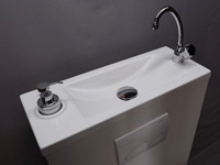 WiCi Bati 2012 Wand-WC integriertes Becken - 2 auf 7
