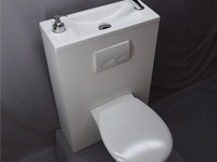 WiCi Bati 2012 Wand-WC integriertes Becken - 4 auf 7