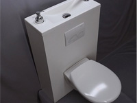 WiCi Bati 2012 Wand-WC integriertes Becken - 5 auf 7