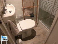 WiCi Concept Handwaschbecken für WC, in die Fernsehsendung Maison à vendre - 3 auf 4