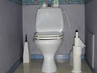 Möbelmontage des WiCi Concept Handwaschbecken für Gäste WC - Herr und Frau B (FR - 31) - 1 auf 3 (vorher)